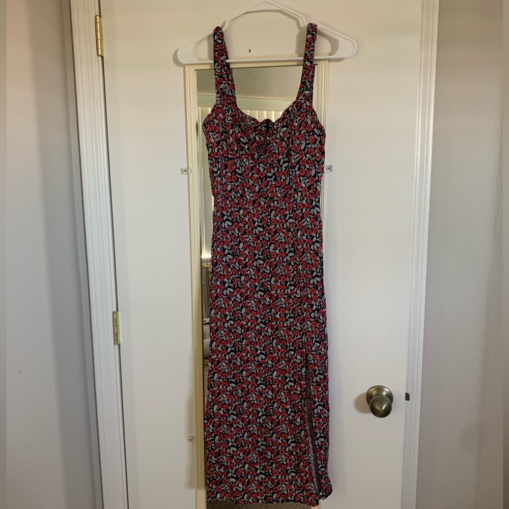 Zara Red Floral Dress
